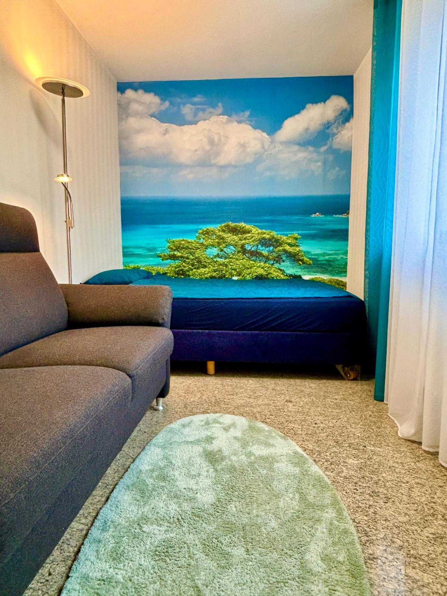 Wolkenzimmer Mit 140 Cm Bett Im Erdgeschoss Зелигенштадт Экстерьер фото